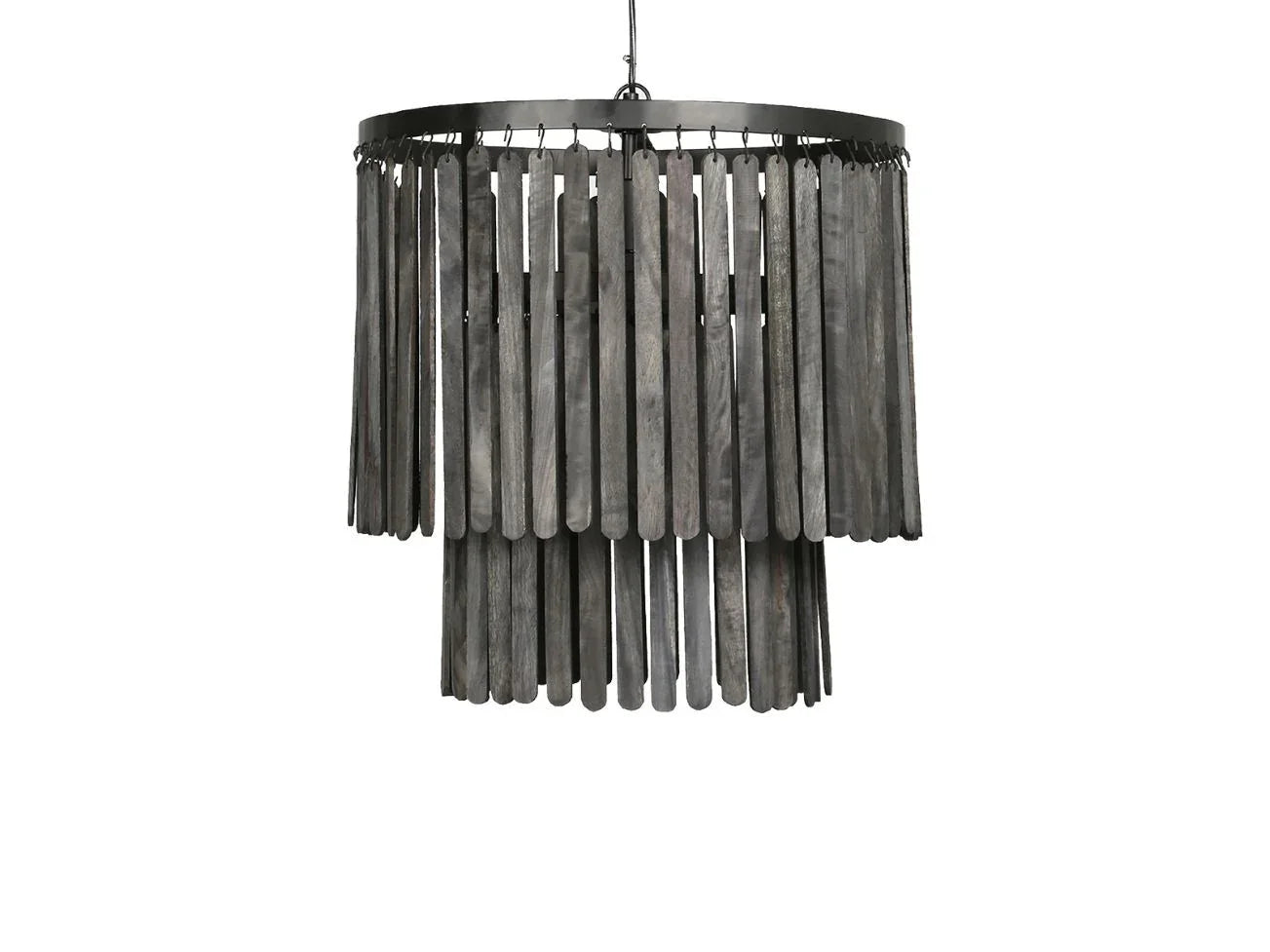 Hanglamp houten lamellen Sophie S - My Sober Home