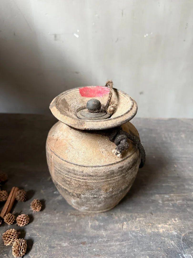 Houten kruikje met deksel - My Sober Home