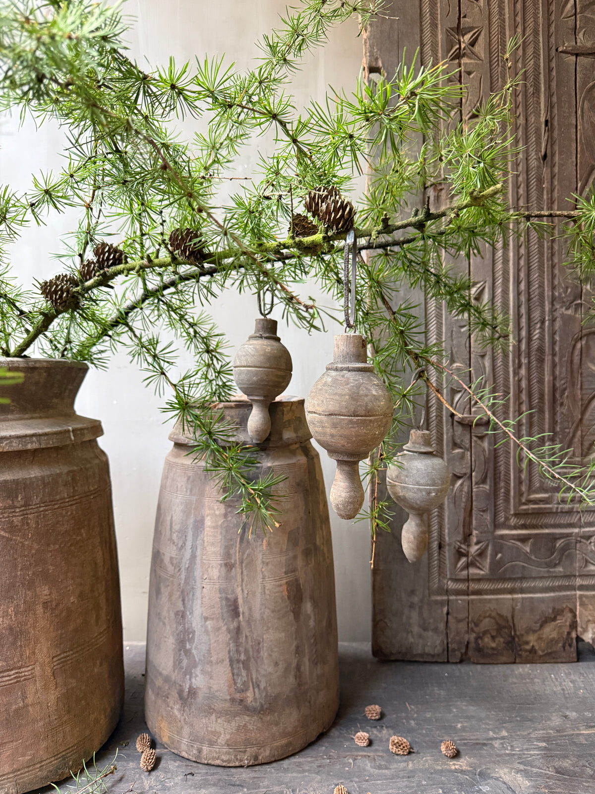Houten (kerst) hanger