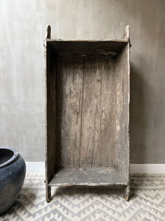 Authentieke oude houten XL trog