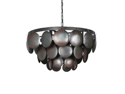 Hanglamp metalen ronde schijven Lauren M - My Sober Home