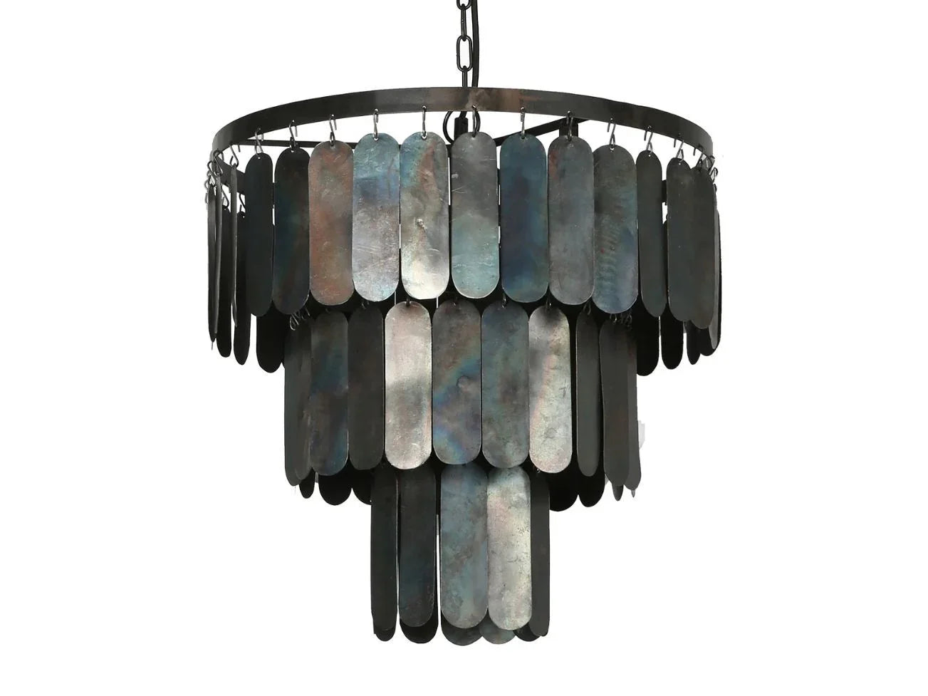 Hanglamp metalen schijven Amber M - My Sober Home