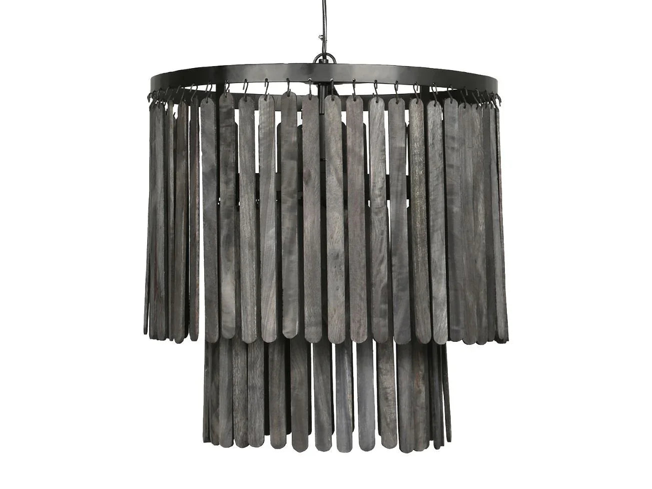 Hanglamp houten lamellen Sophie S - My Sober Home