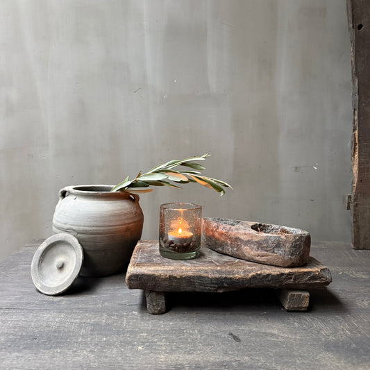 Interieur decoratie set bajot plankje