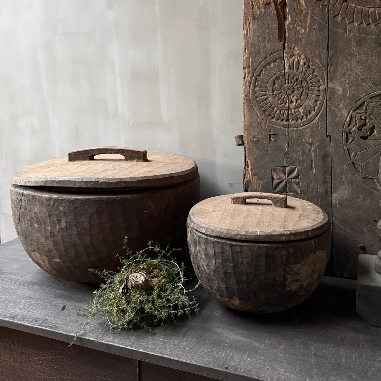 Interieur decoratie set bakken met deksel