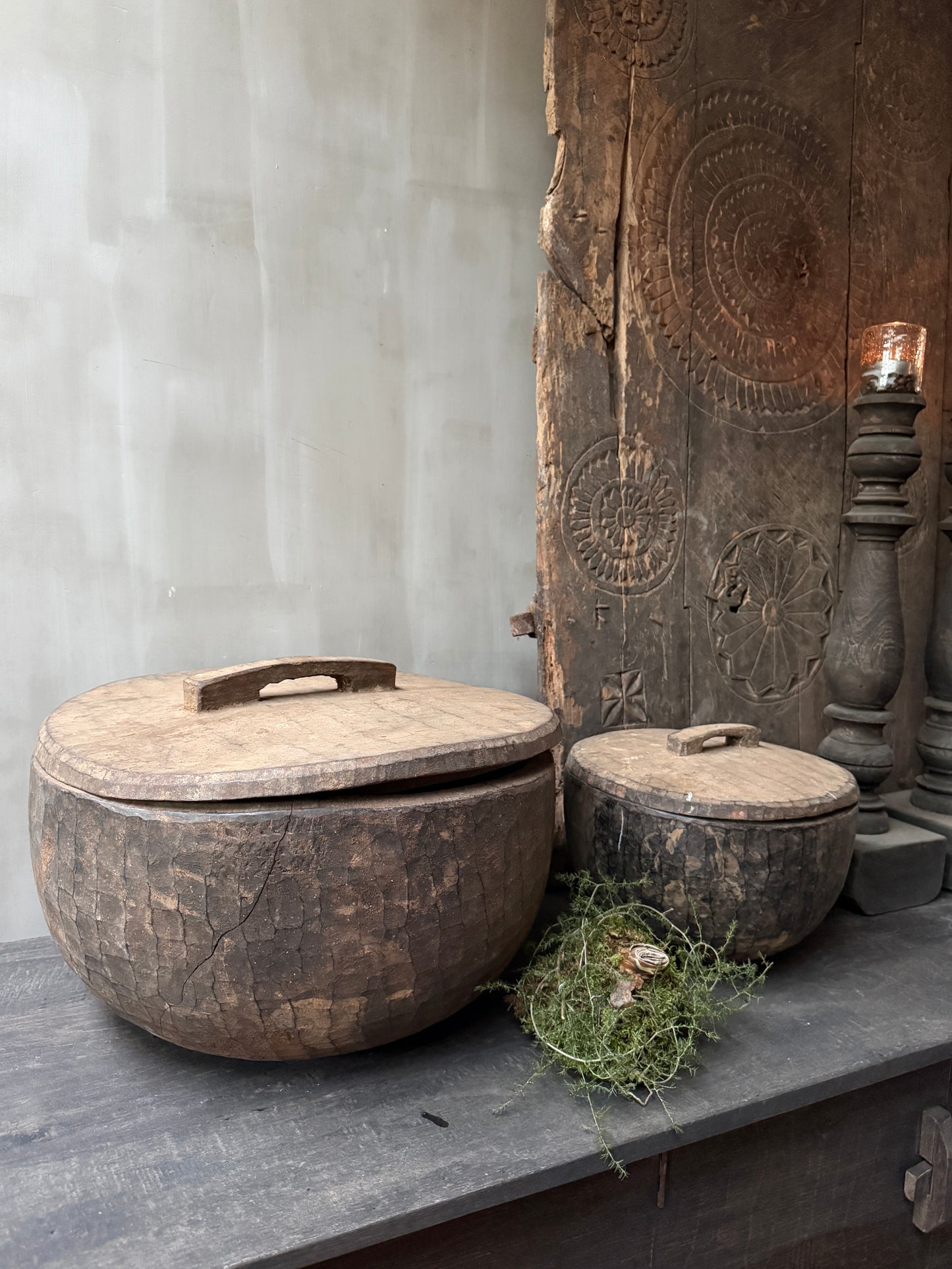 Interieur decoratie set bakken met deksel