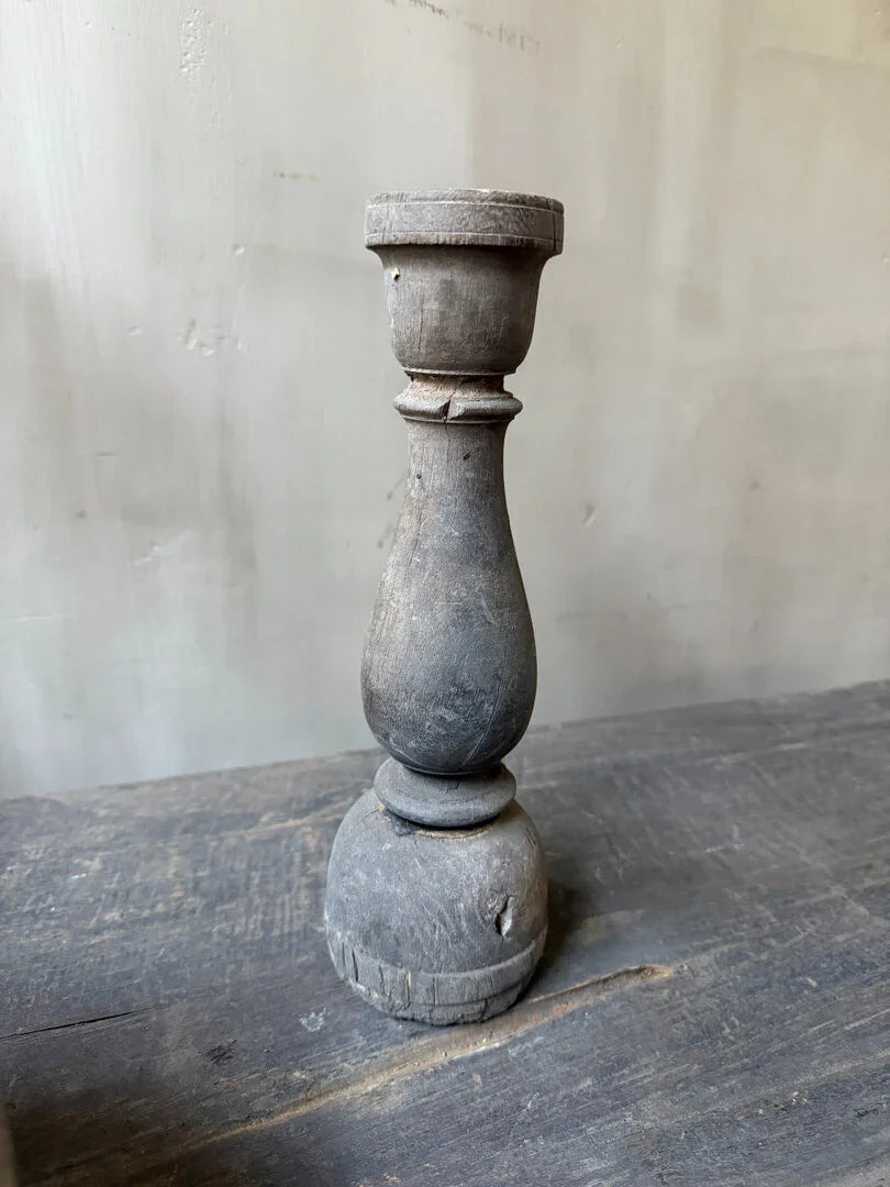 Authentieke houten baluster, handgemaakt woonaccessoire voor sober landelijk interieur