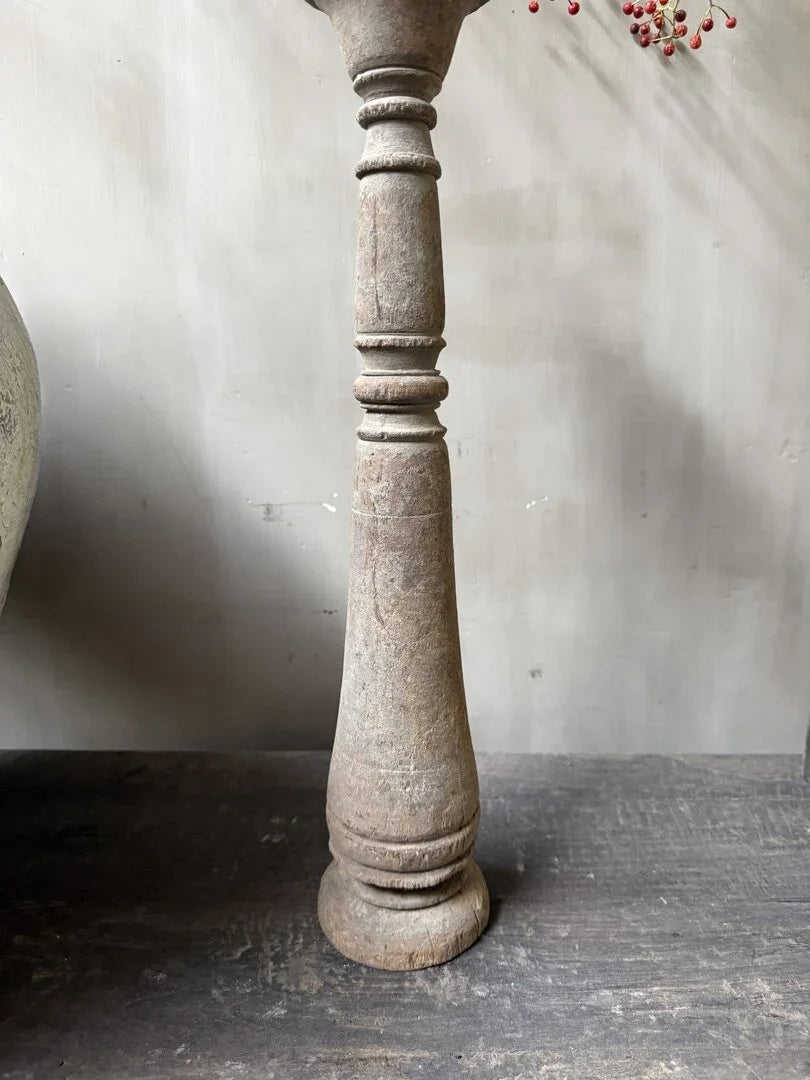 Houten kandelaar/baluster - My Sober Home