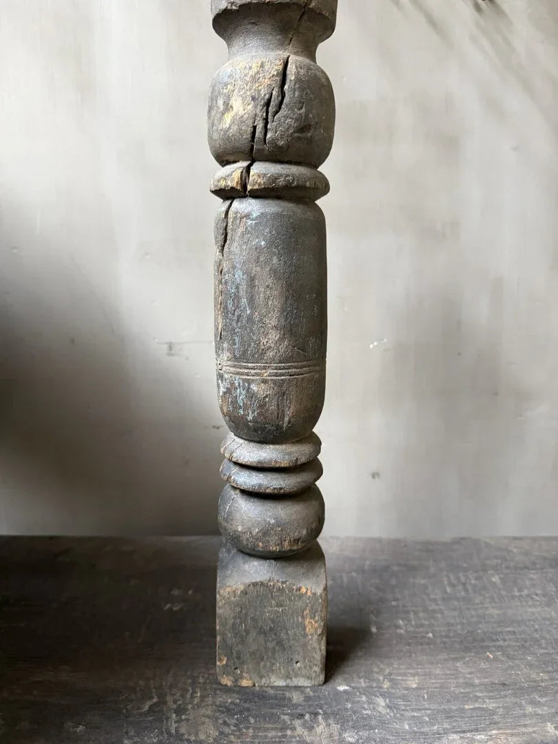 Houten kandelaar/baluster - My Sober Home