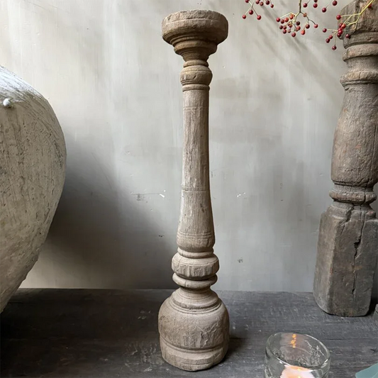 Houten kandelaar/baluster