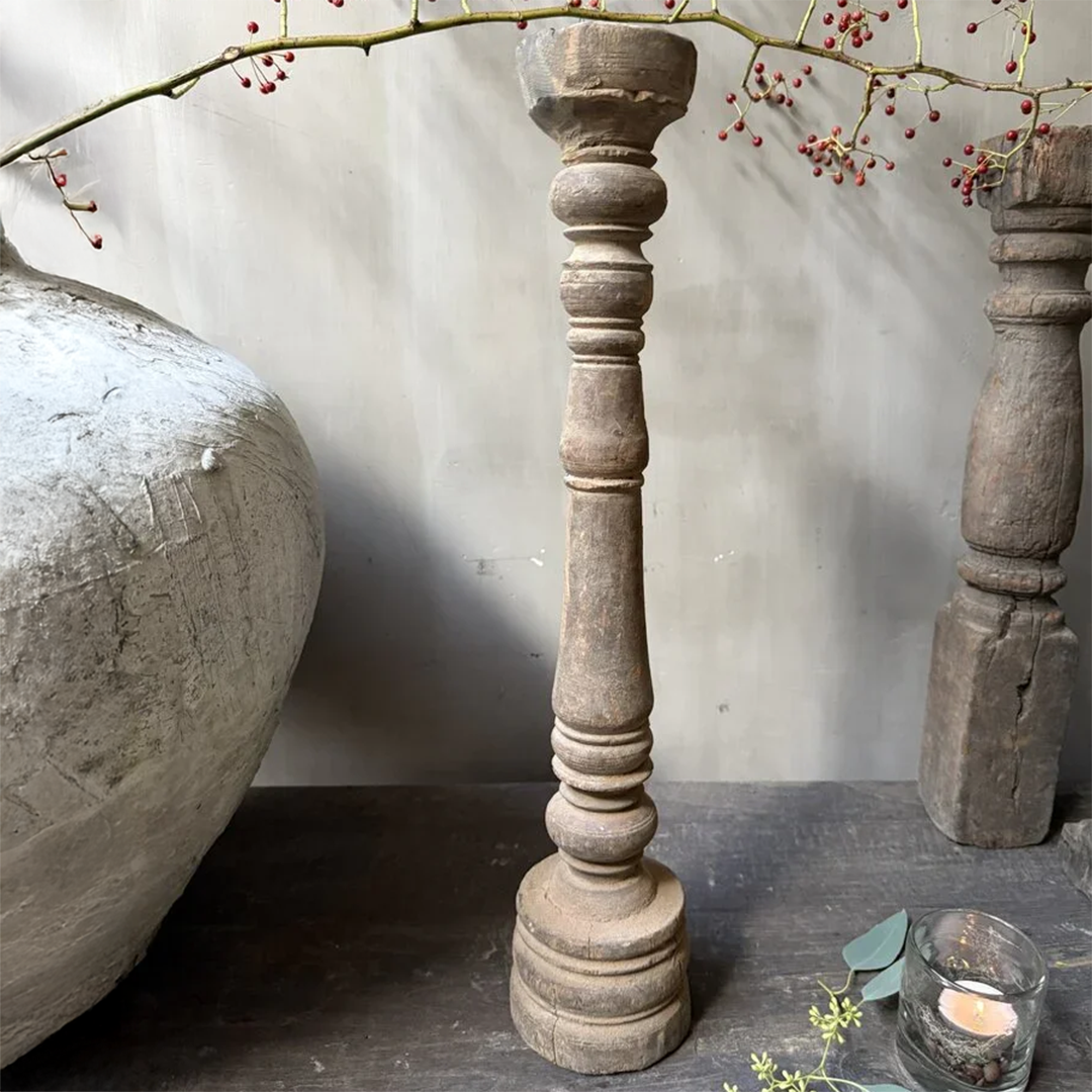 Kerzenständer/Baluster aus Holz