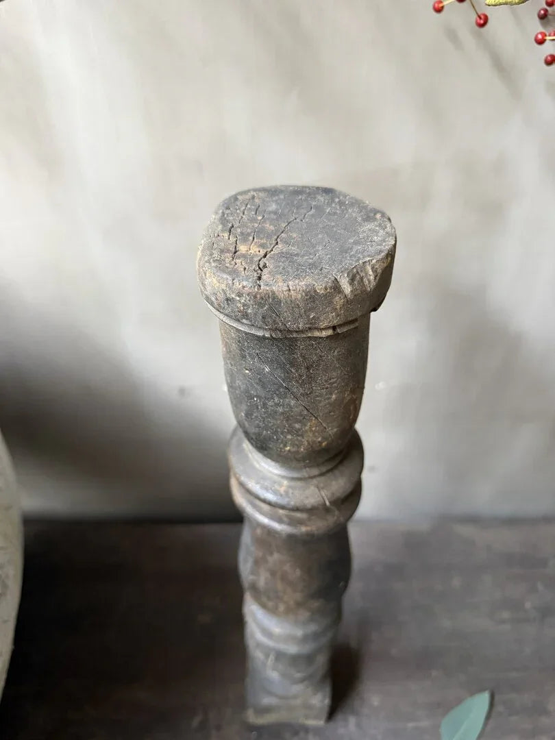 Houten kandelaar/baluster - My Sober Home