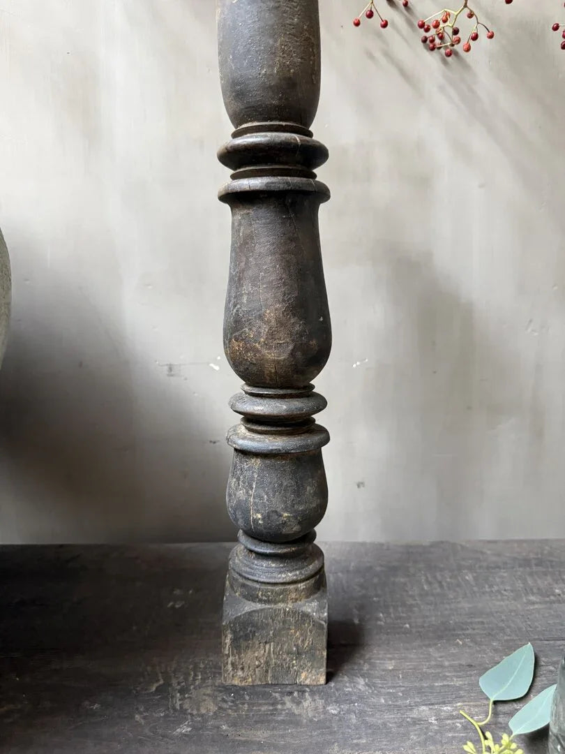 Houten kandelaar/baluster - My Sober Home