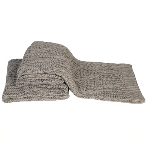 Silt blanket Barcelona Cripple Grey