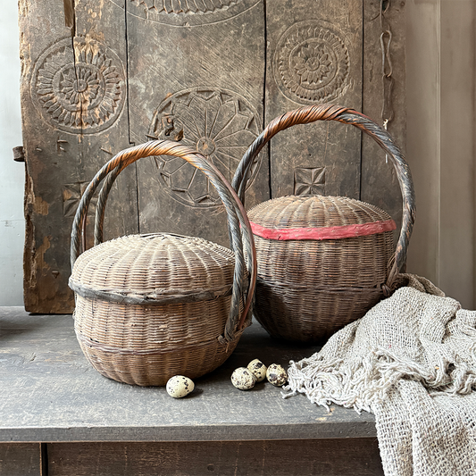 Traditionele Chinees draagmandje met deksel