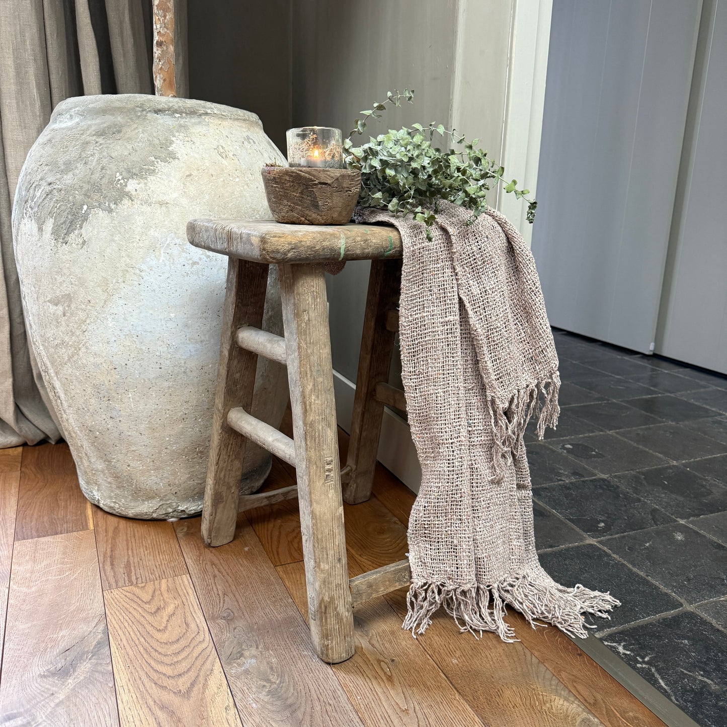 Old wooden stool, Chinese chair