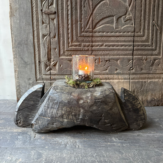 Small powder ornament candlestick