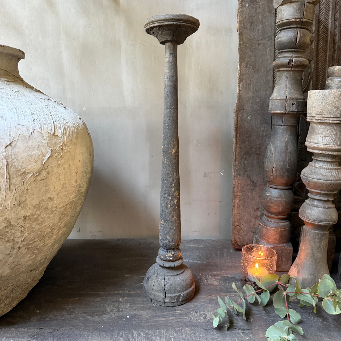 Kerzenständer/Baluster aus Holz