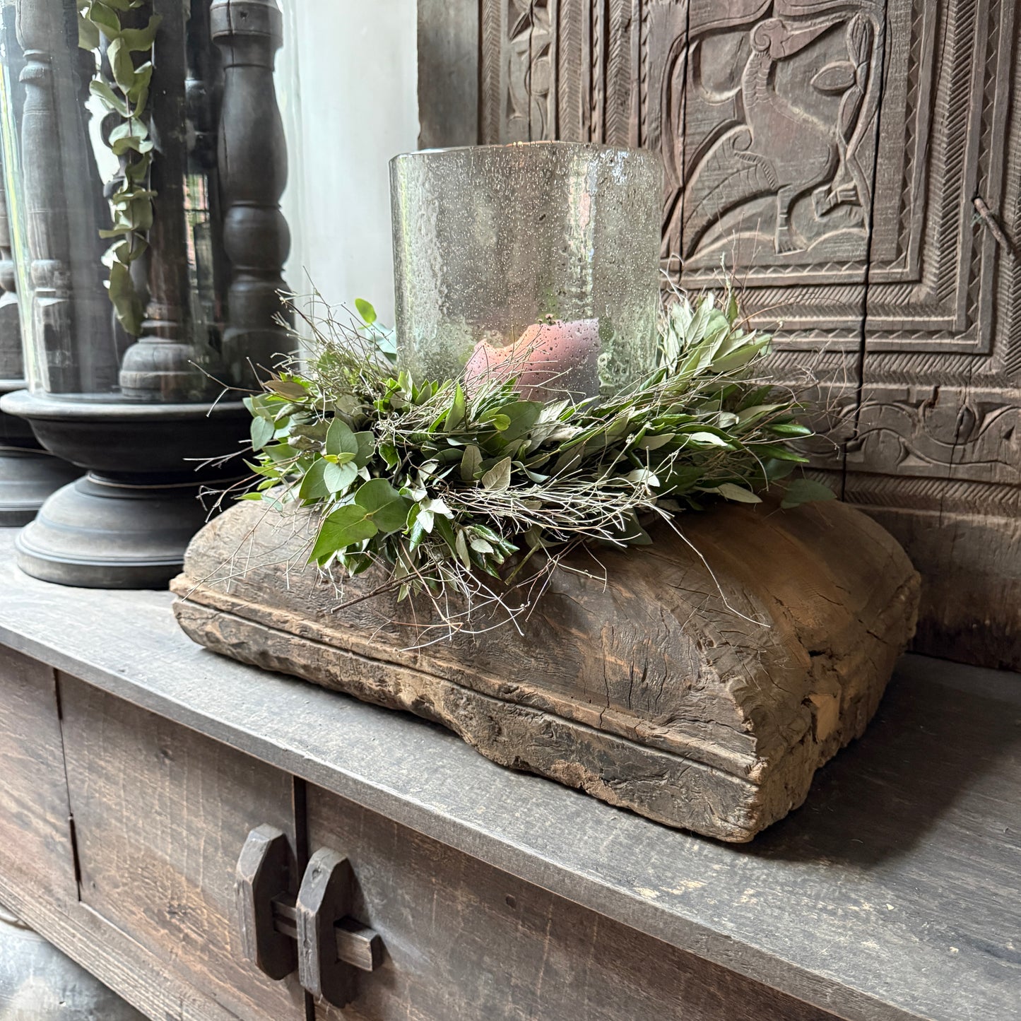 Interieur decoratie set poer rechthoek
