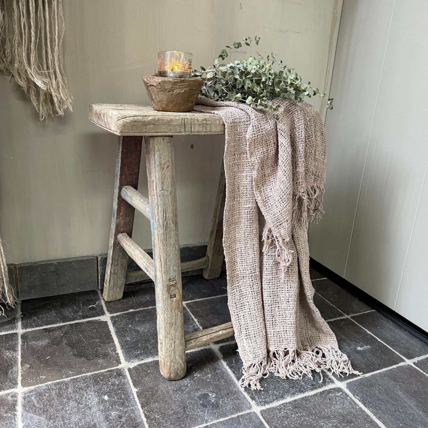 Old wooden stool, Chinese chair