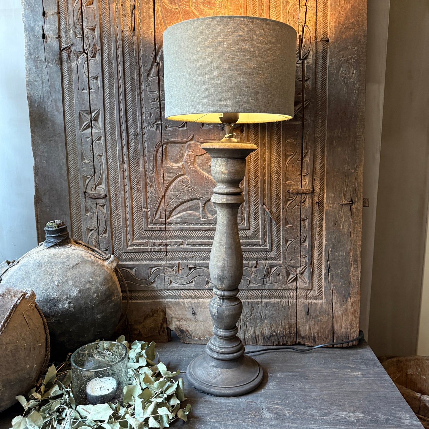 Baluster lamp rond 50
