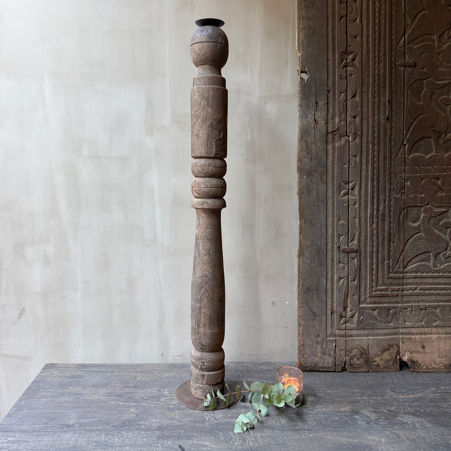 Kerzenständer/Baluster aus Holz