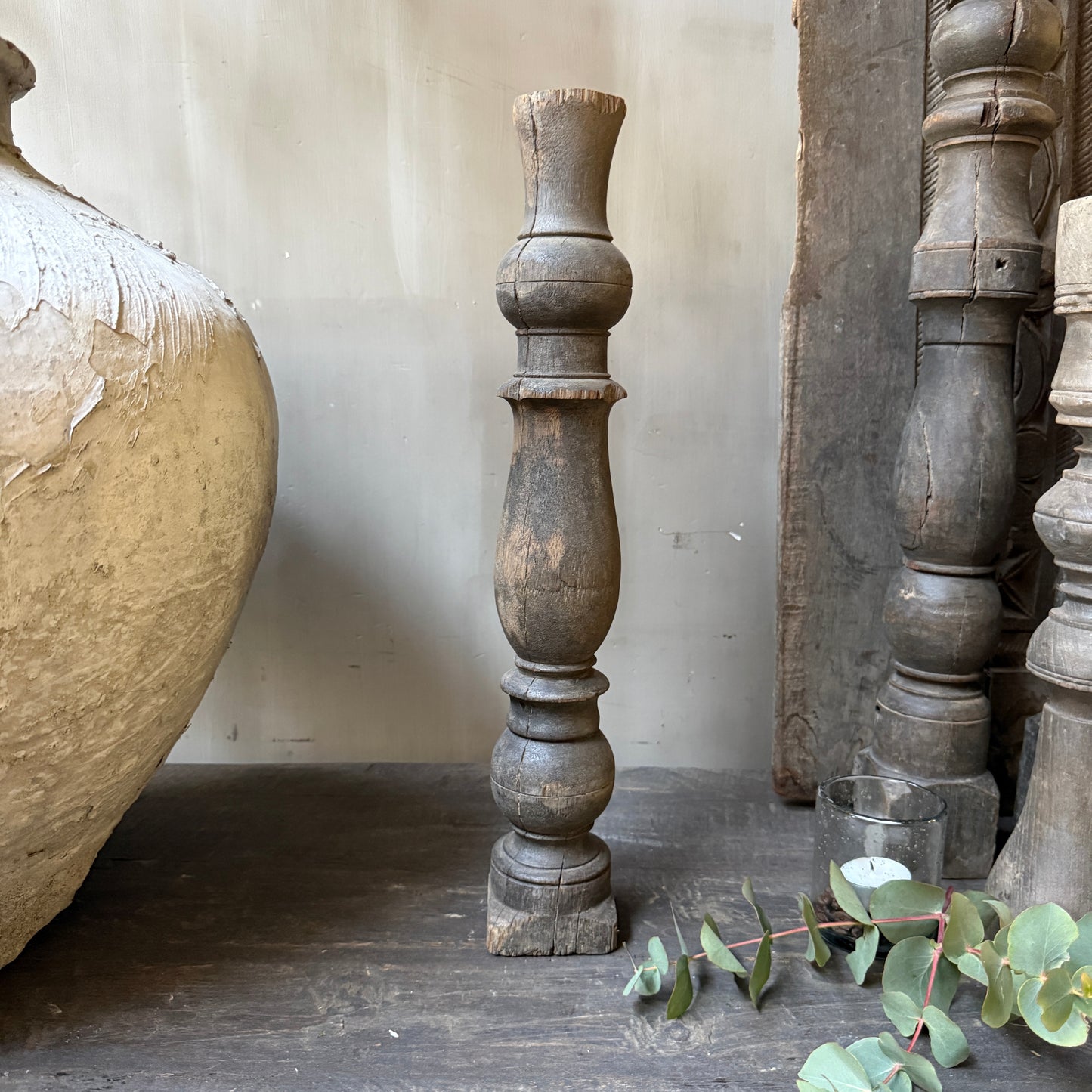 Kerzenständer/Baluster aus Holz