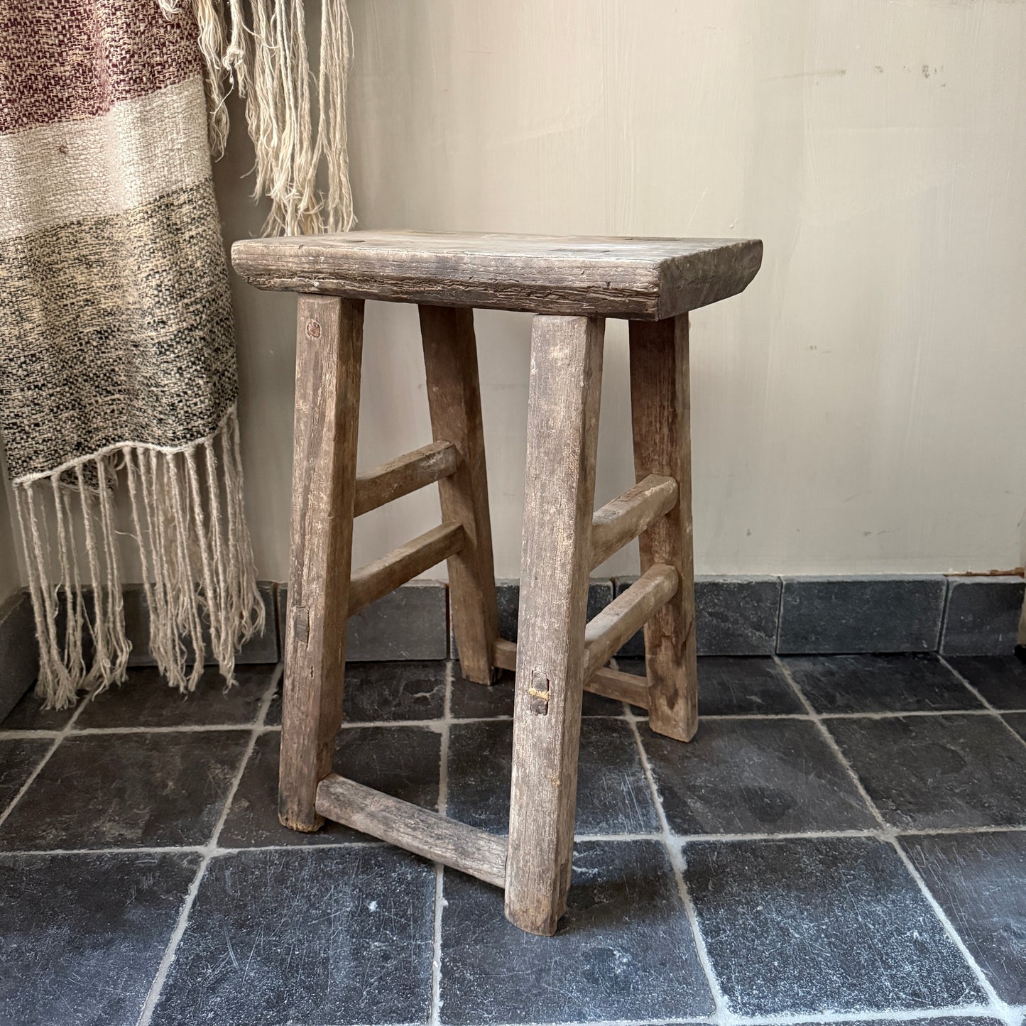 Old wooden stool, Chinese chair