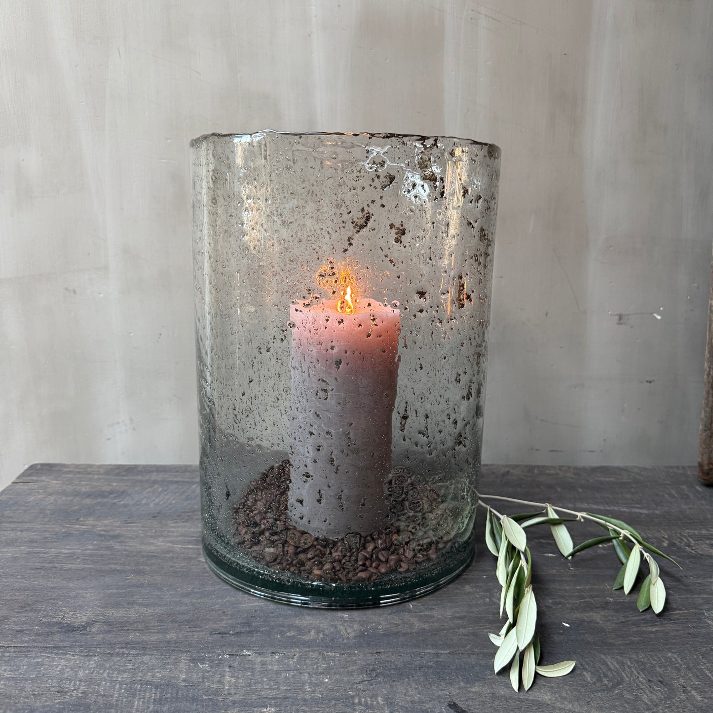 Wind light stone chippings 19 x 23 cm