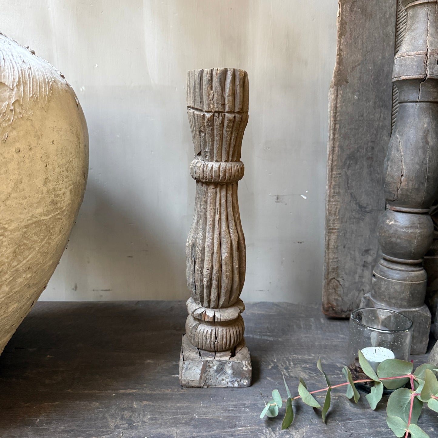 Kerzenständer/Baluster aus Holz