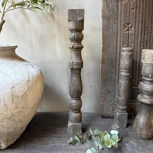 Wooden candlestick/baluster