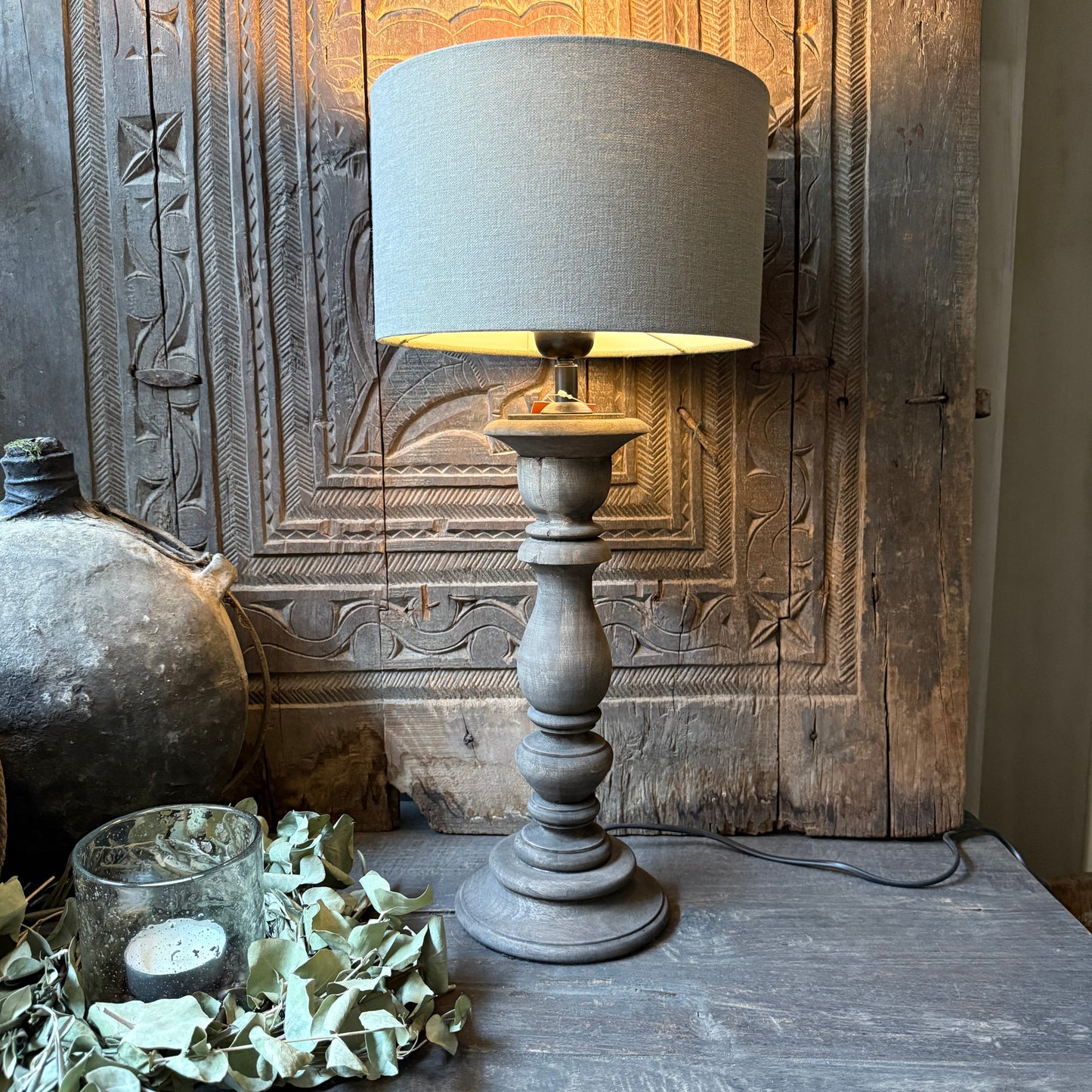 Baluster lamp rond 35