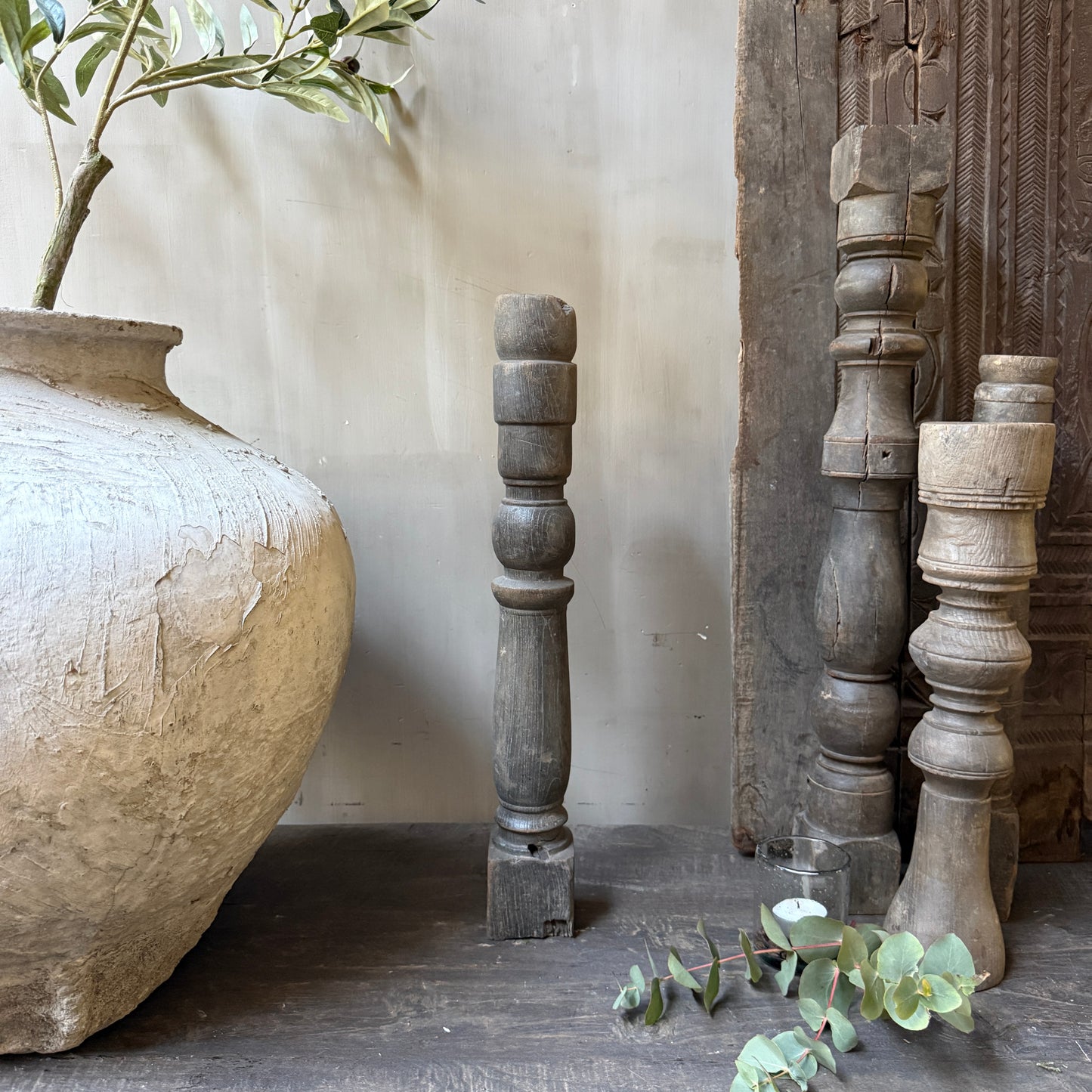 Kerzenständer/Baluster aus Holz