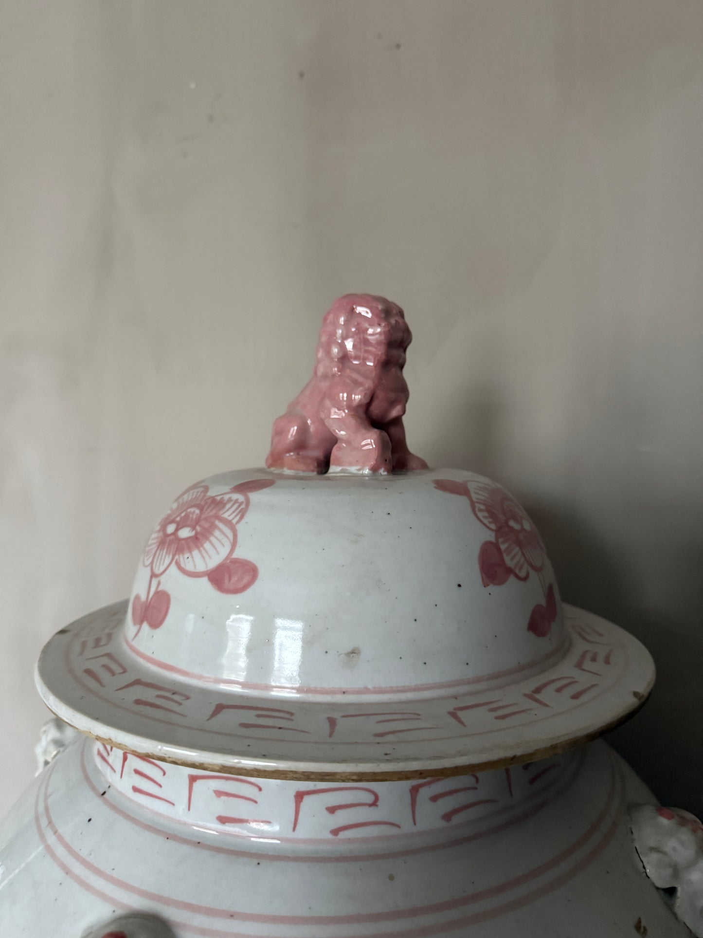 Chinese gember pot met deksel en oortjes