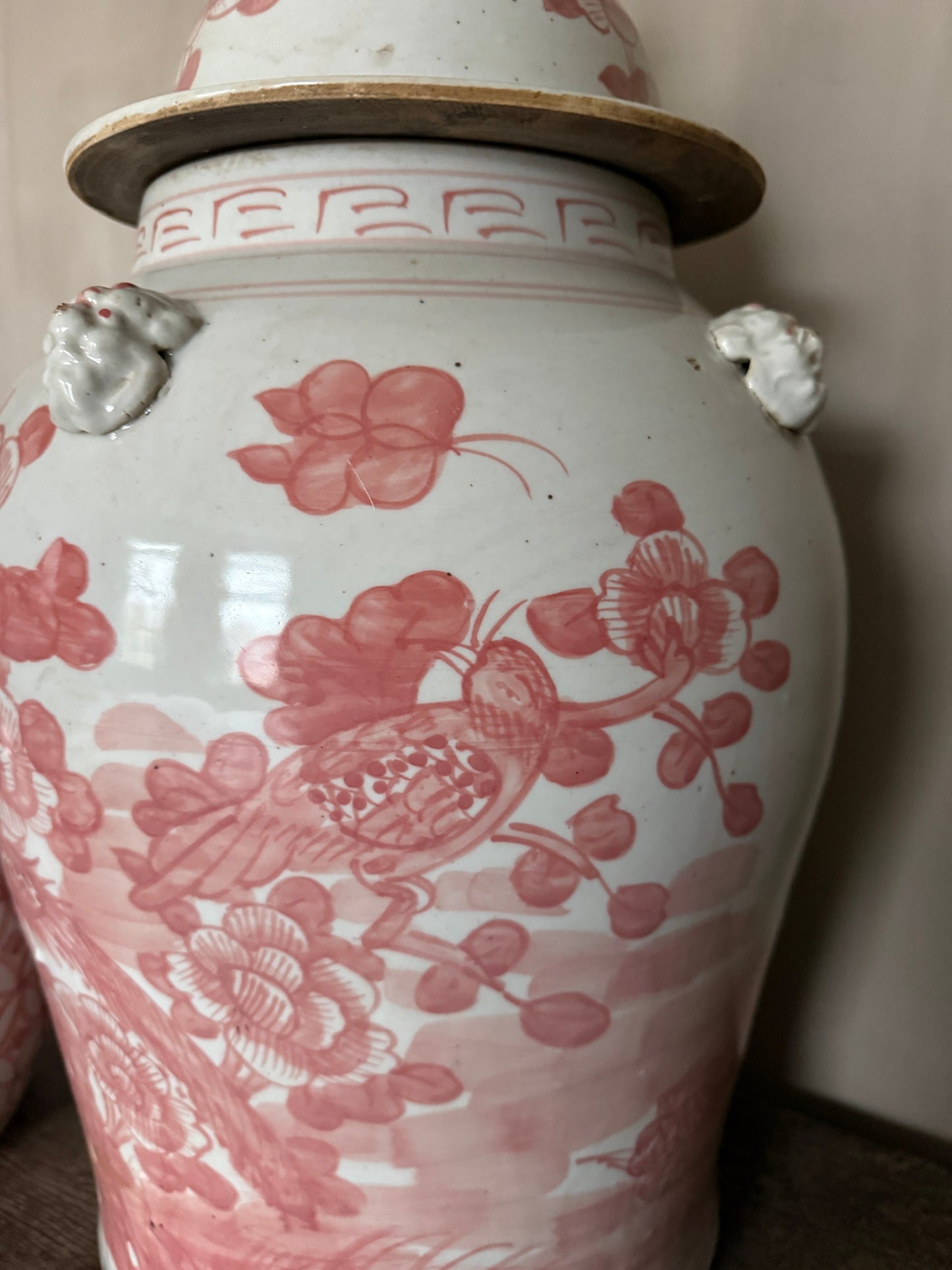 Chinese gember pot met deksel en oortjes