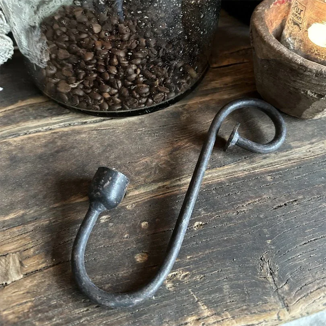 Glashaken / Kerzenhalter schwarz