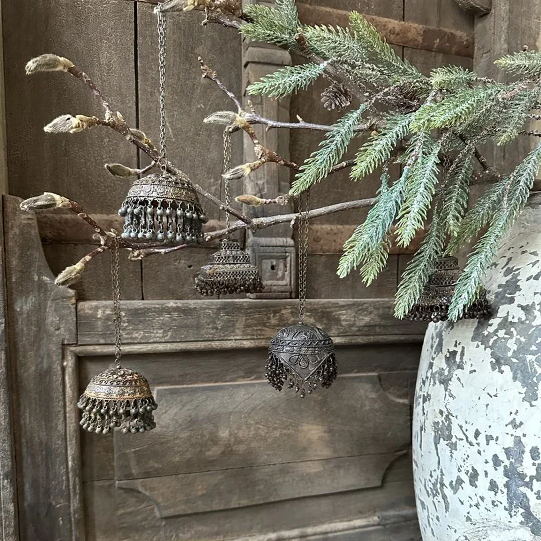 Ornament pendant Loulou round with points