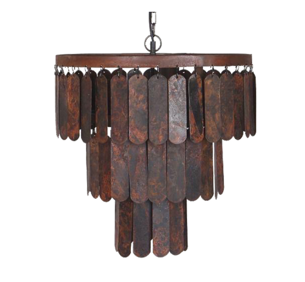 Hanglamp roest lamel Jane M