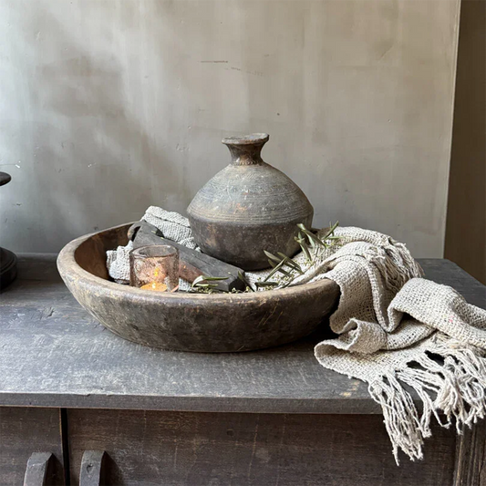 Interieur decoratie set tuimelkruik met hals