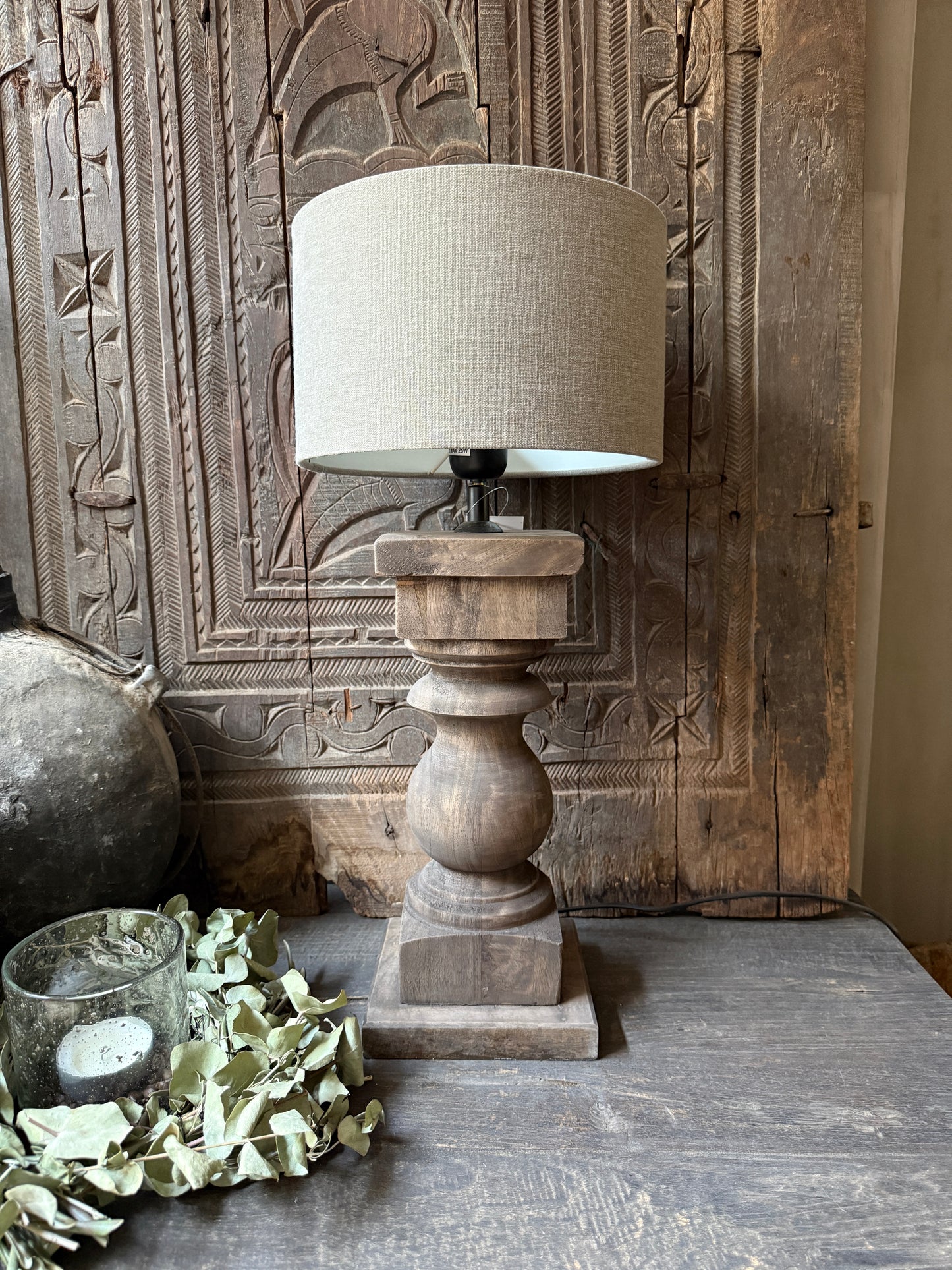 Baluster lamp vierkant 35