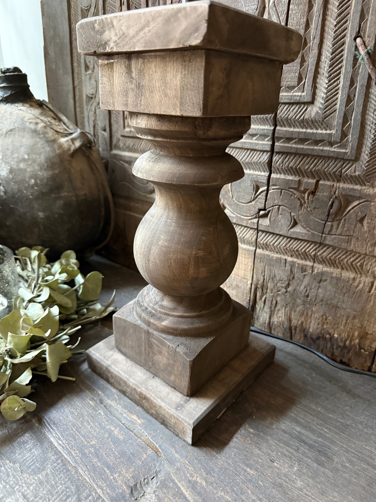 Baluster lamp vierkant 35