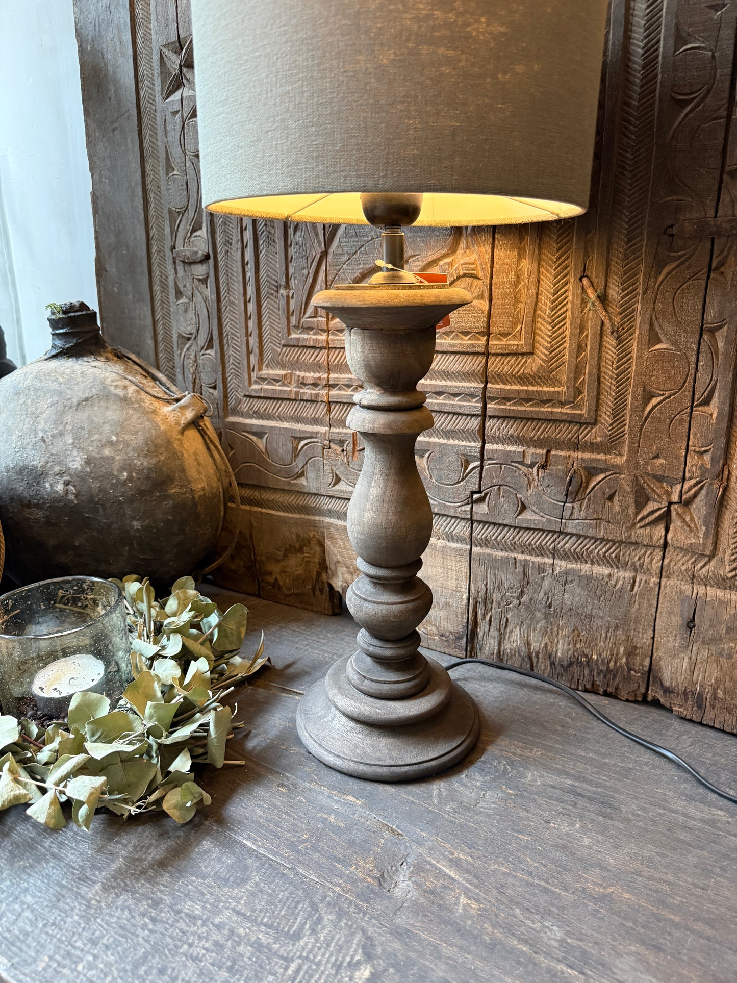 Baluster lamp rond 35