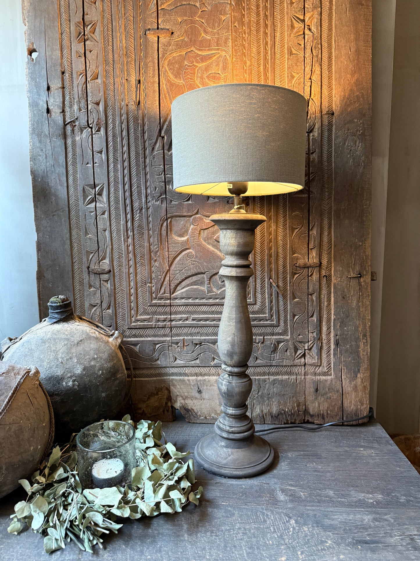 Baluster lamp rond 50