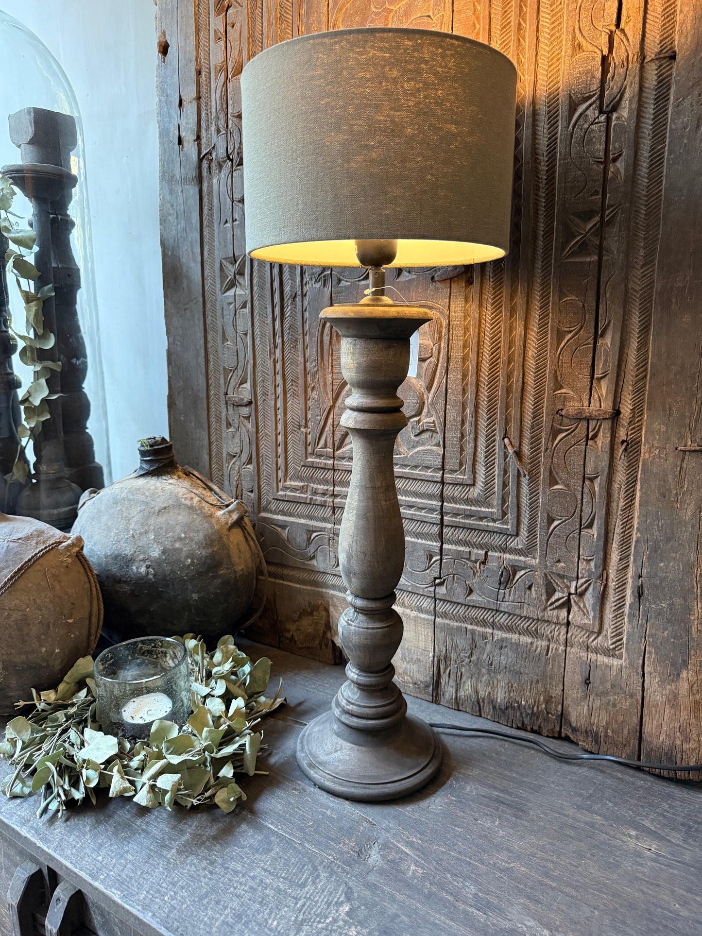 Baluster lamp rond 50