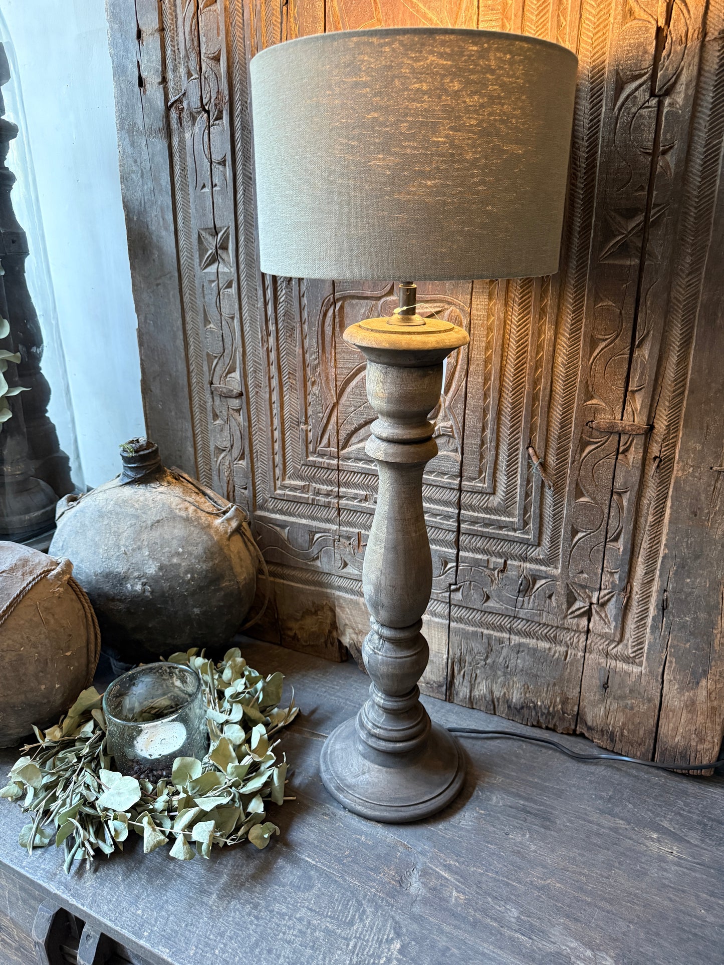 Baluster lamp rond 50