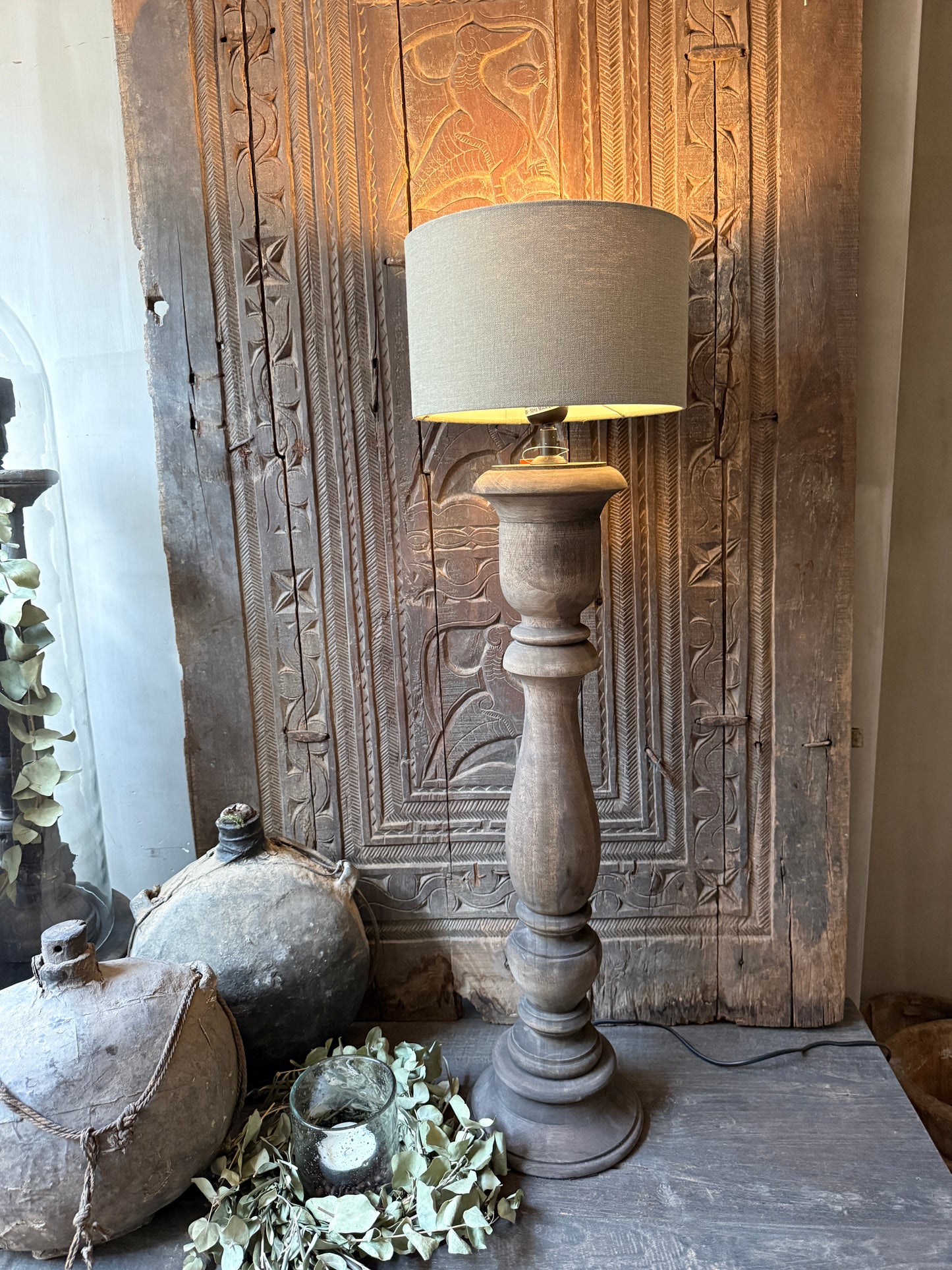 Baluster lamp rond 70