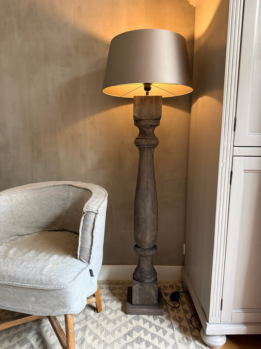 Baluster lamp vierkant 125