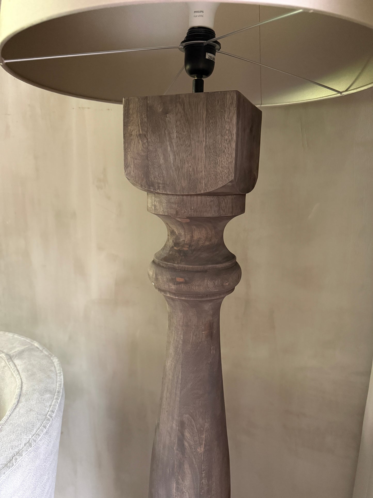 Baluster lamp vierkant 125