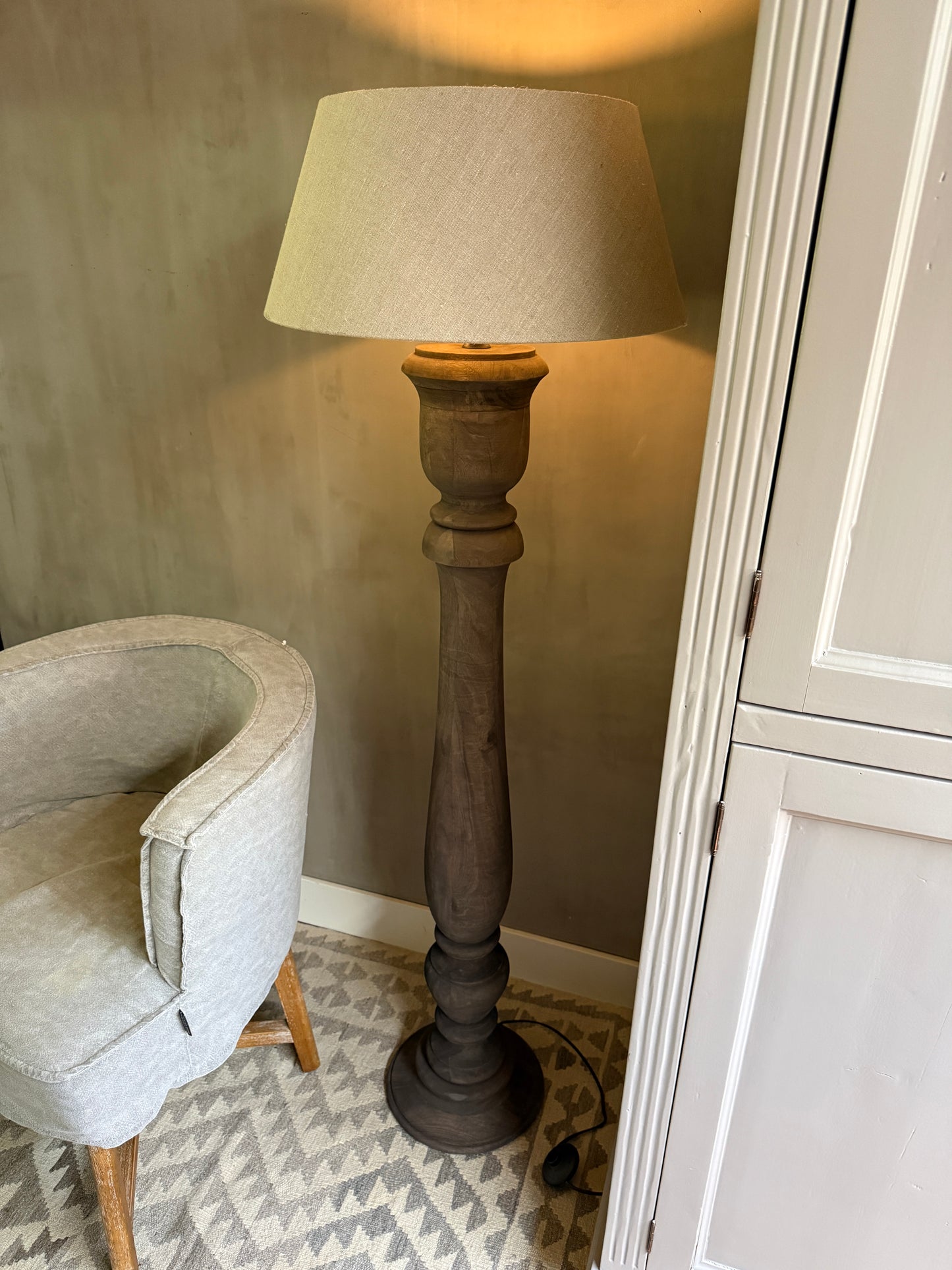 Baluster lamp rond 125