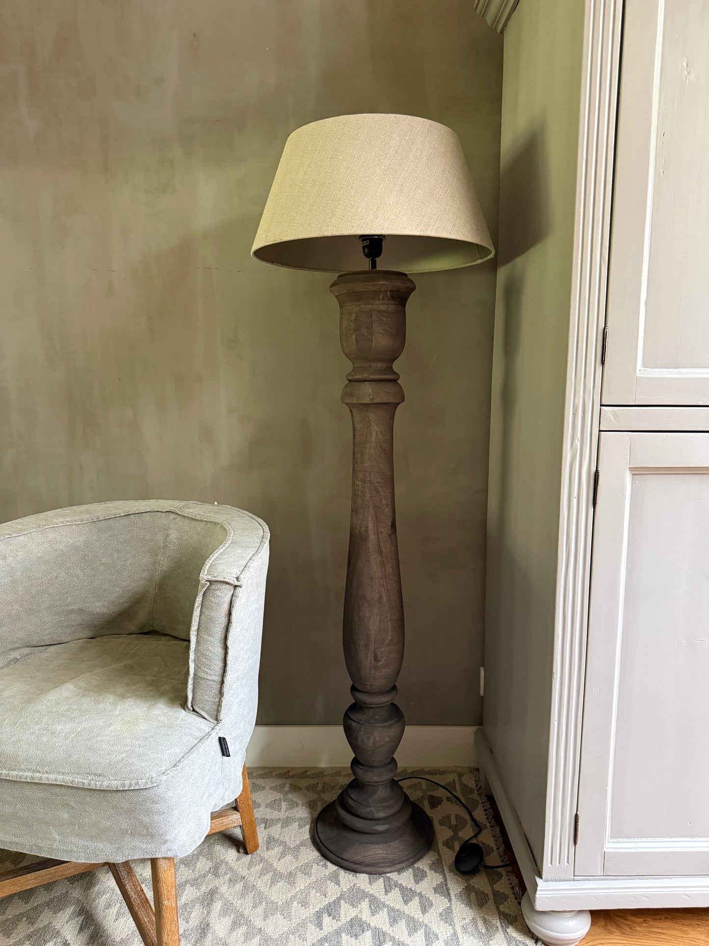 Baluster lamp rond 125